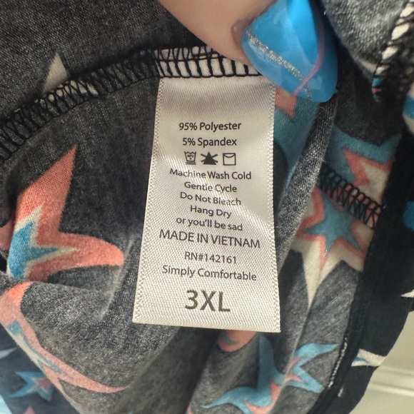 Like New Lularoe Americana Irma 3XL - Picture 3 of 4